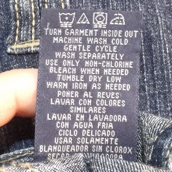 Steve Hardy SQUEEZE Short-alls/Shorts, 7/8, Bib front, Pockets, Dark Blue wash - Picture 10 of 11